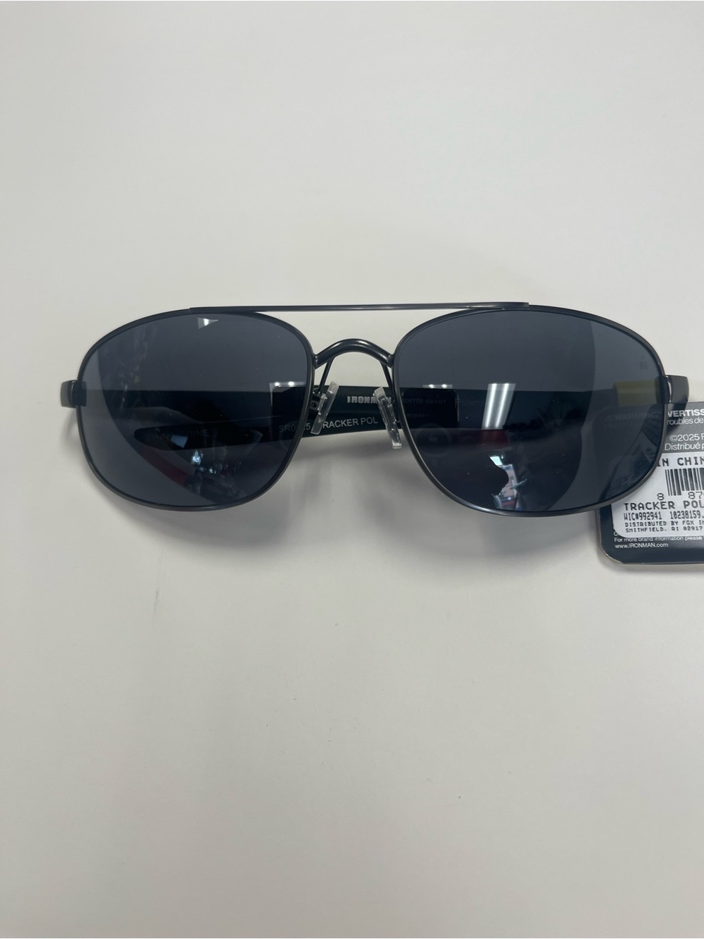 Foster Grant Iron Man Polarized Sunglasses - Black Frame